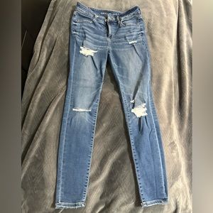American Eagle next level stretch hi-rise jegging 10 extra long